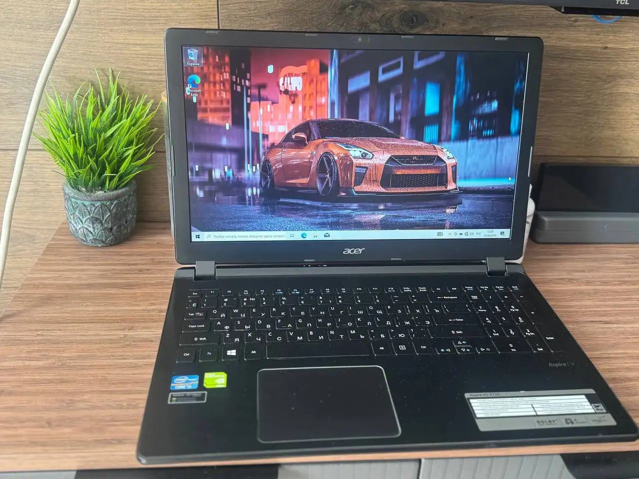 Ноутбук Acer с подсветкой клавиатуры, 4-ядерный процессор - Ноутбуки (Электроника) в Орск