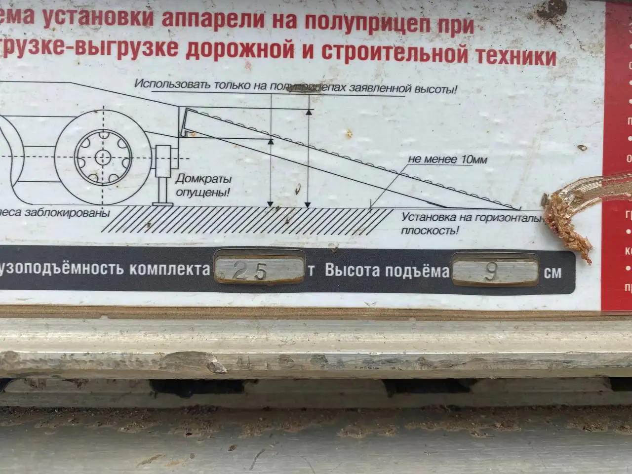 Алюминиевые аппарели - Запчасти в Орск