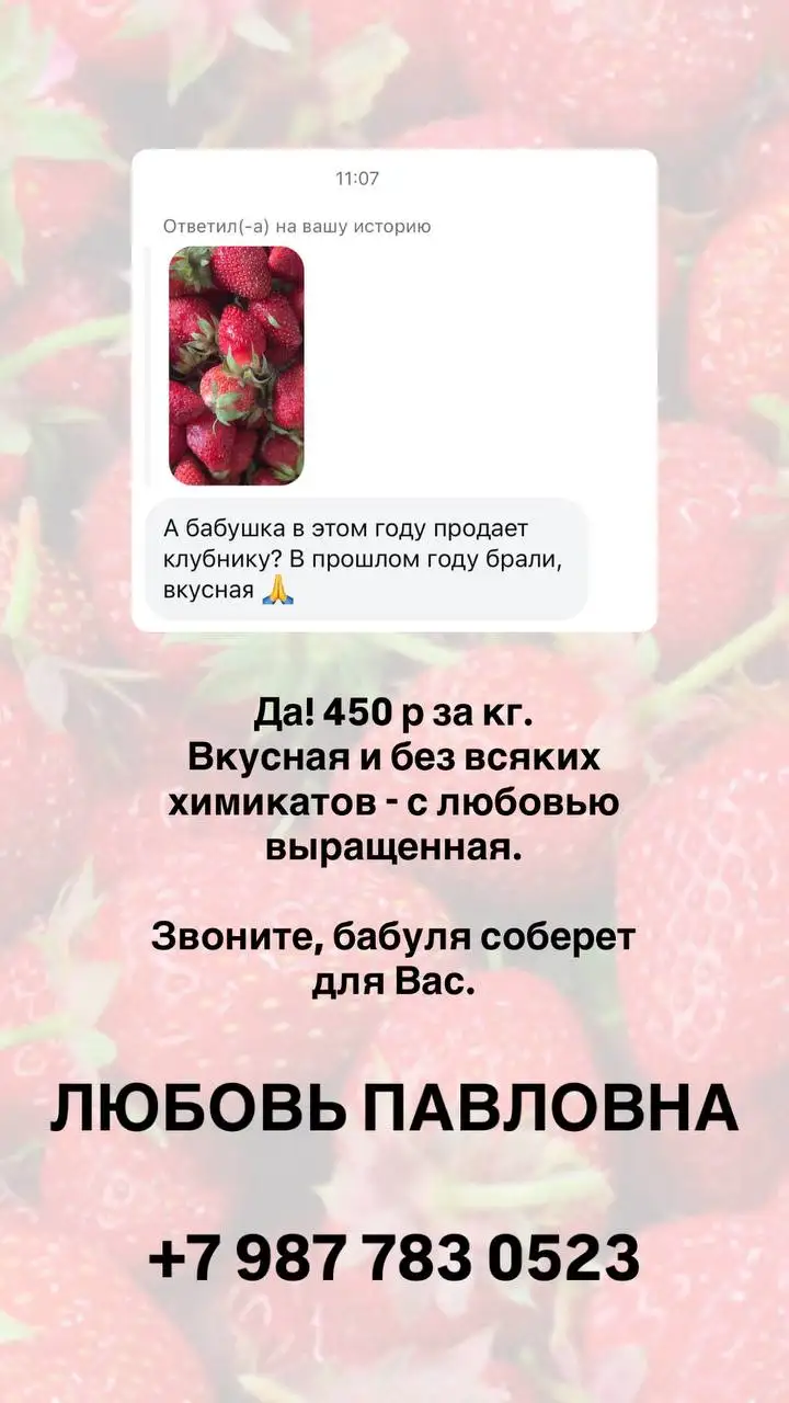 Клубника свежая - Садоводство (Хобби и отдых) в Орск