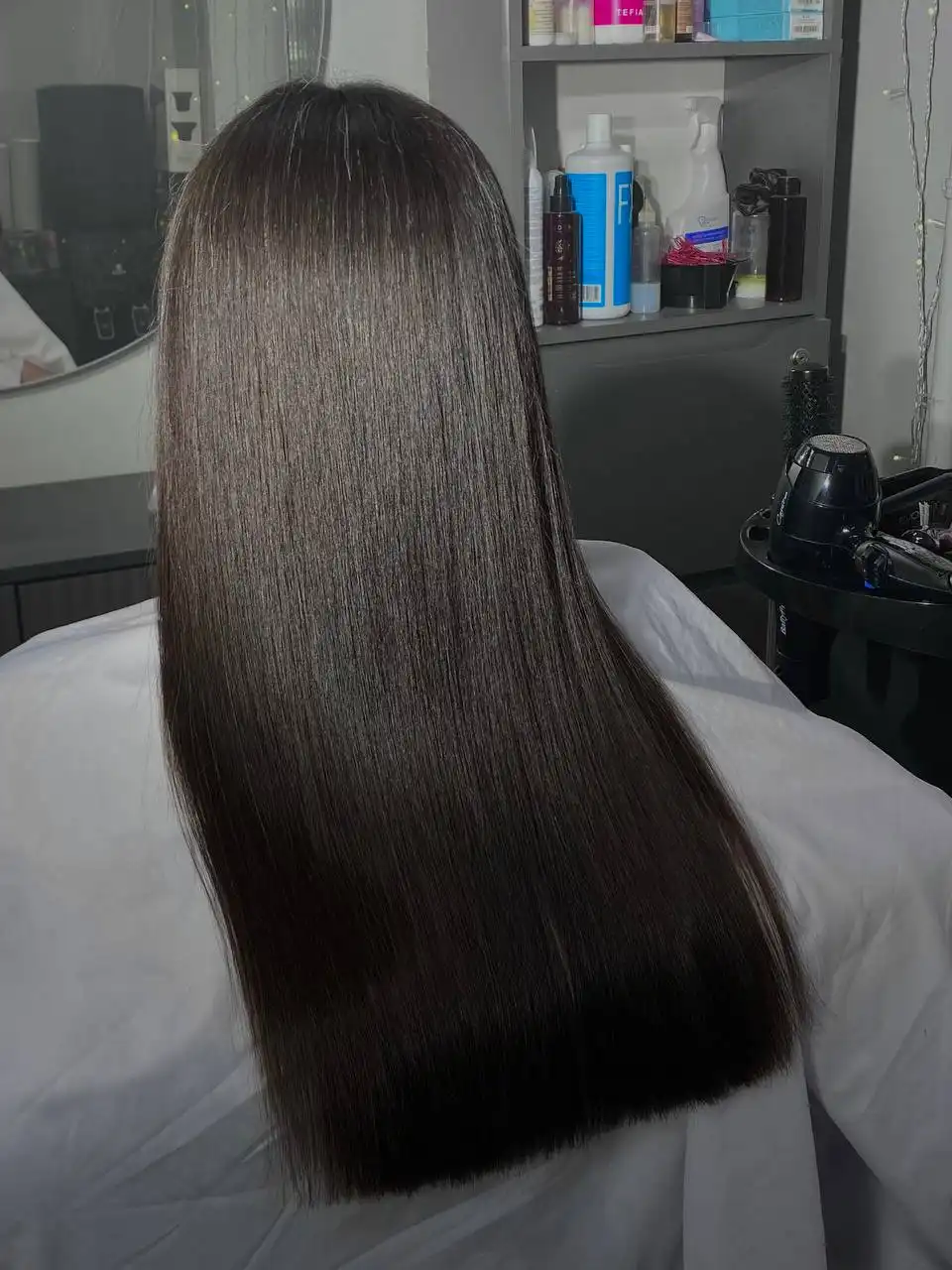 Восстановление волос холодное + теплый ботокс