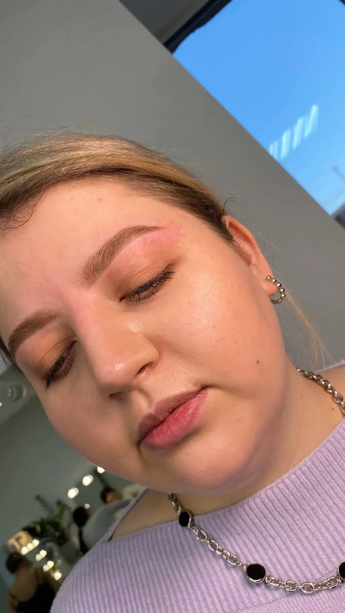 Брови и ресницы перед Новогодними праздниками