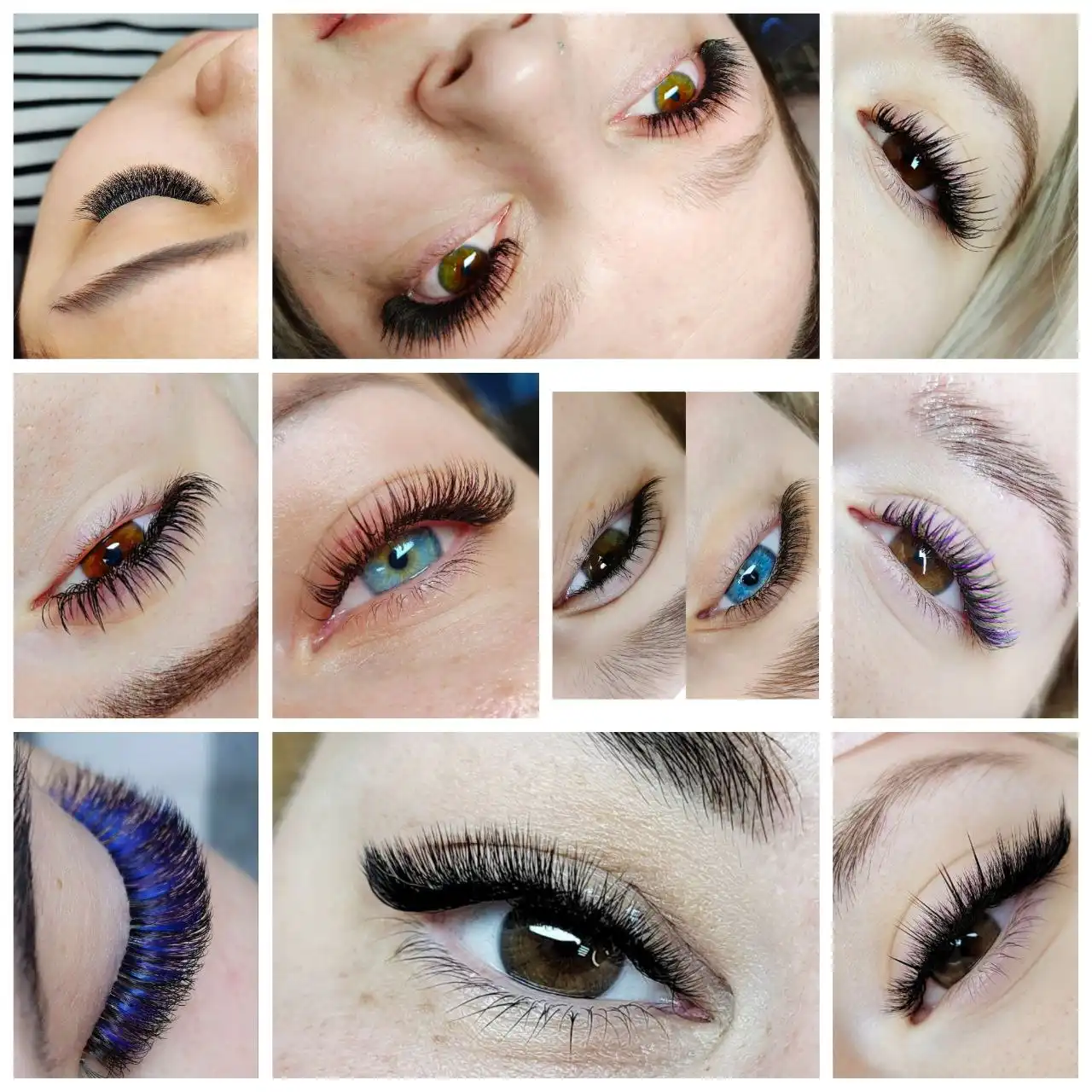 Услуги наращивания ресниц для моделей в Красноярске