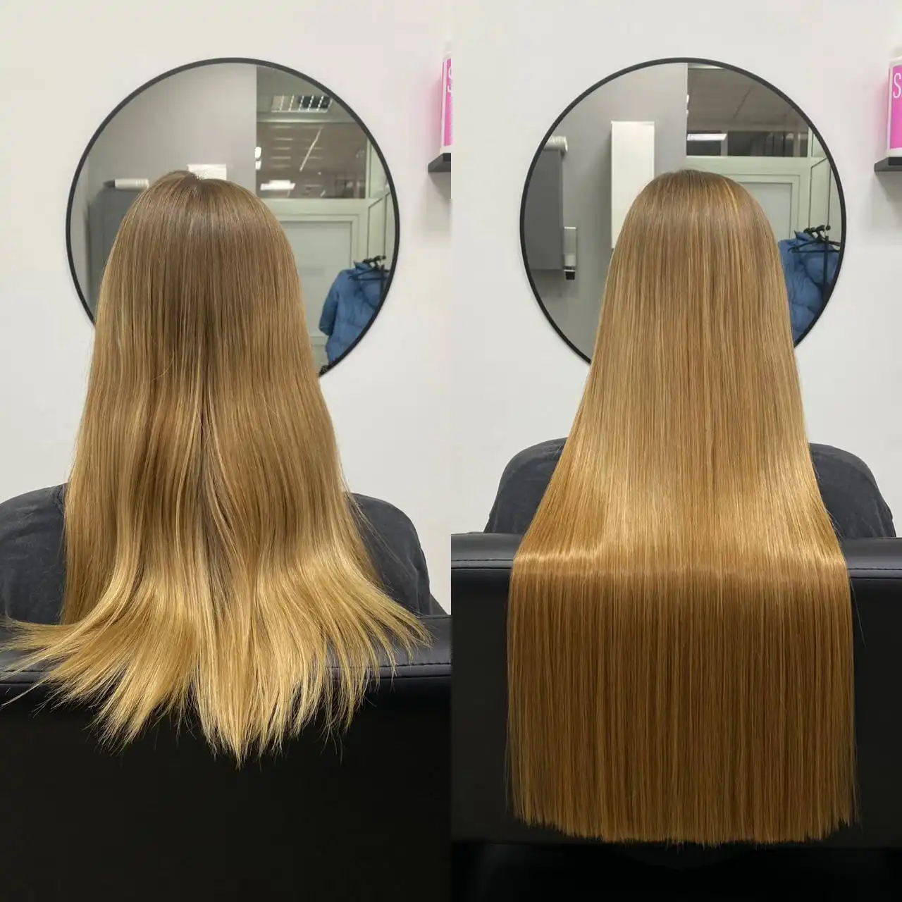 Наращивание био волос перед Новым годом