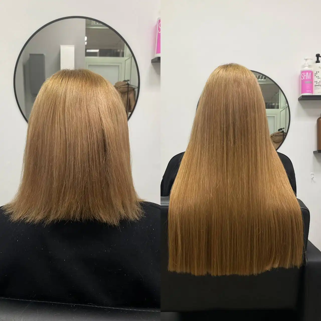 Наращивание био волос перед Новым годом