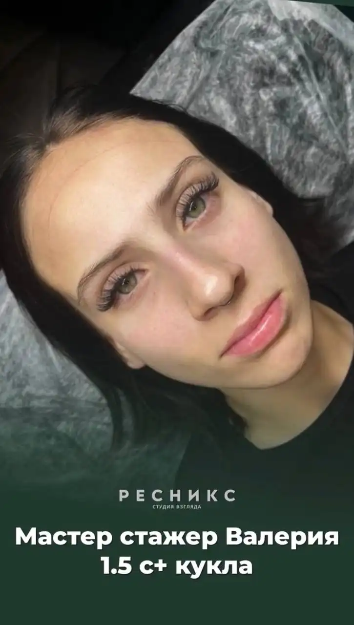 Наращивание ресниц для моделей в декабре