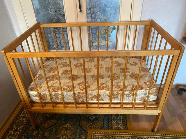 Детская кровать с матрасом на пружинном блоке - частное объявление в Рыбинск