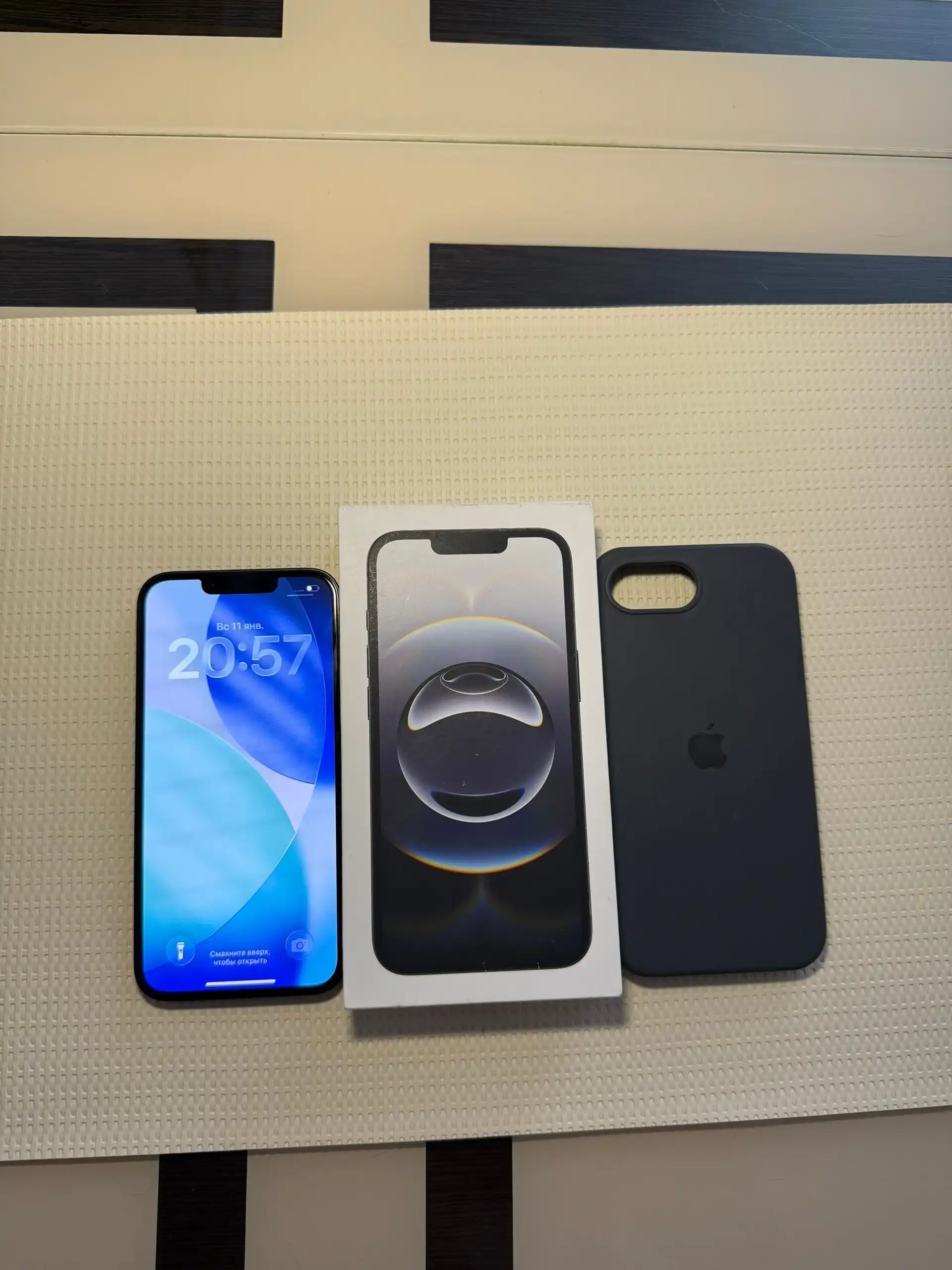 iPhone 16e 128ГБ Black в идеальном состоянии - Смартфоны (Электроника) в Бородино