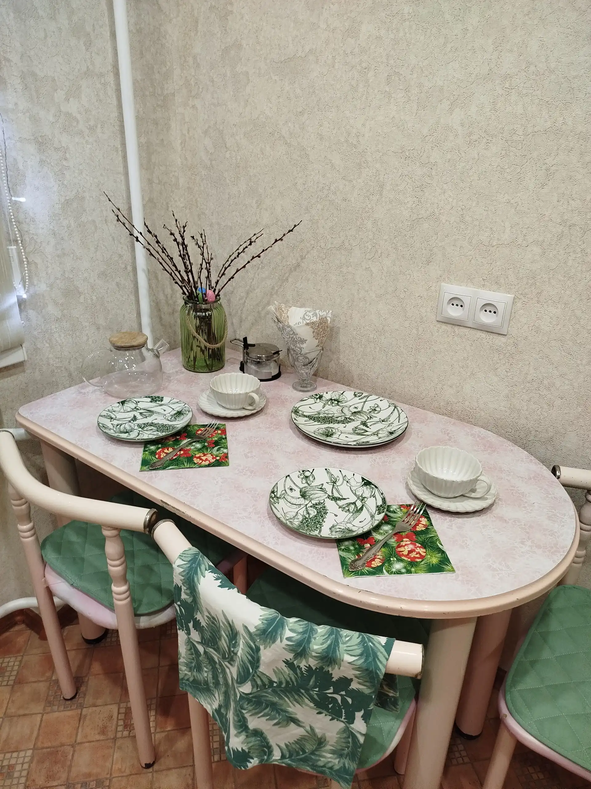 Продам обеденную группу стол+4 стула Б/У - Для дома и дачи в Зеленогорск