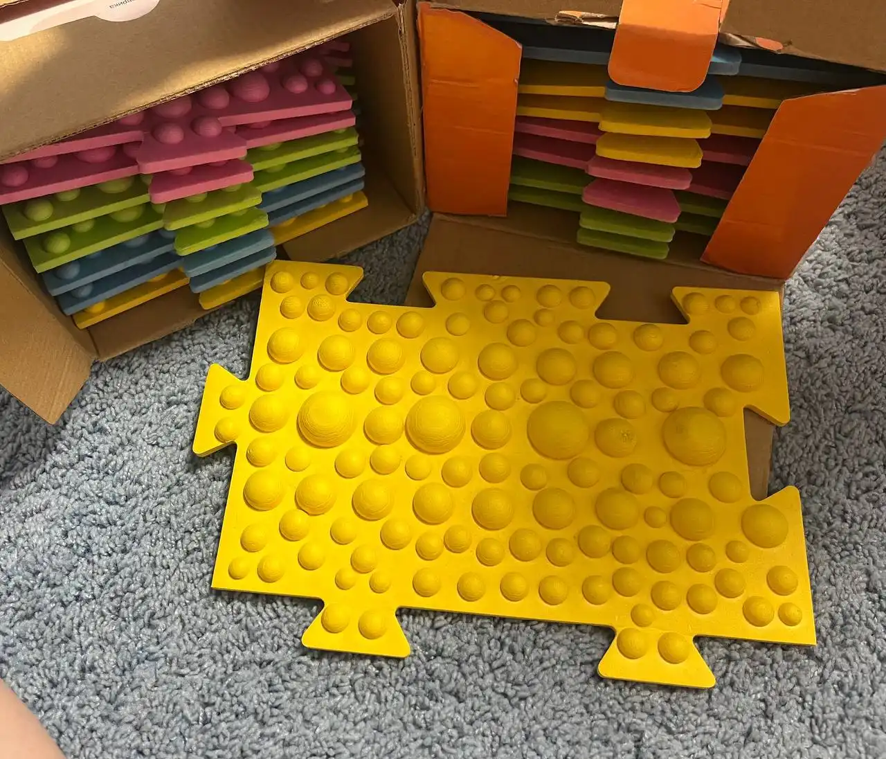 Коврик массажный 16 пазлов