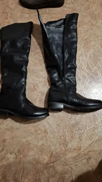 Кожаные сапоги с натуральным мехом, размер 40 - Украшения в ВОРОНЕЖ