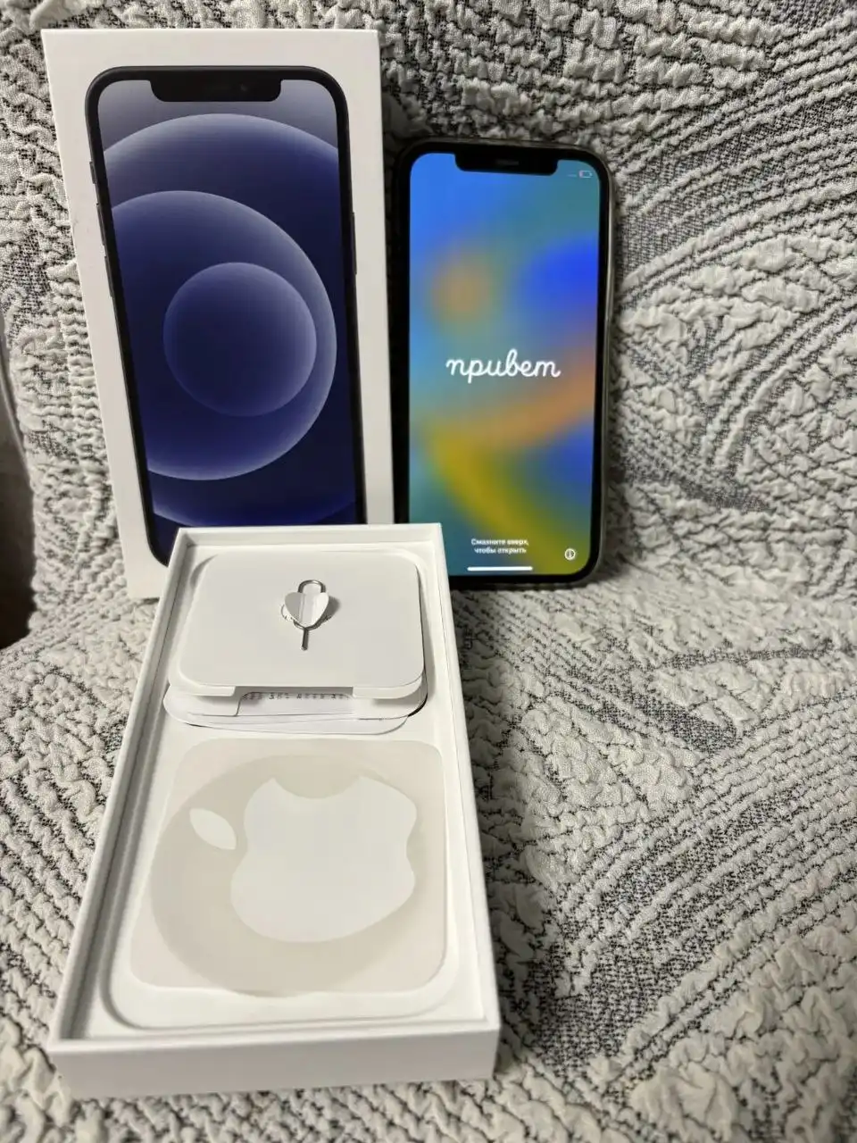 Продается iPhone 12 черный 64 ГБ - Смартфоны (Электроника) в ВОРОНЕЖ