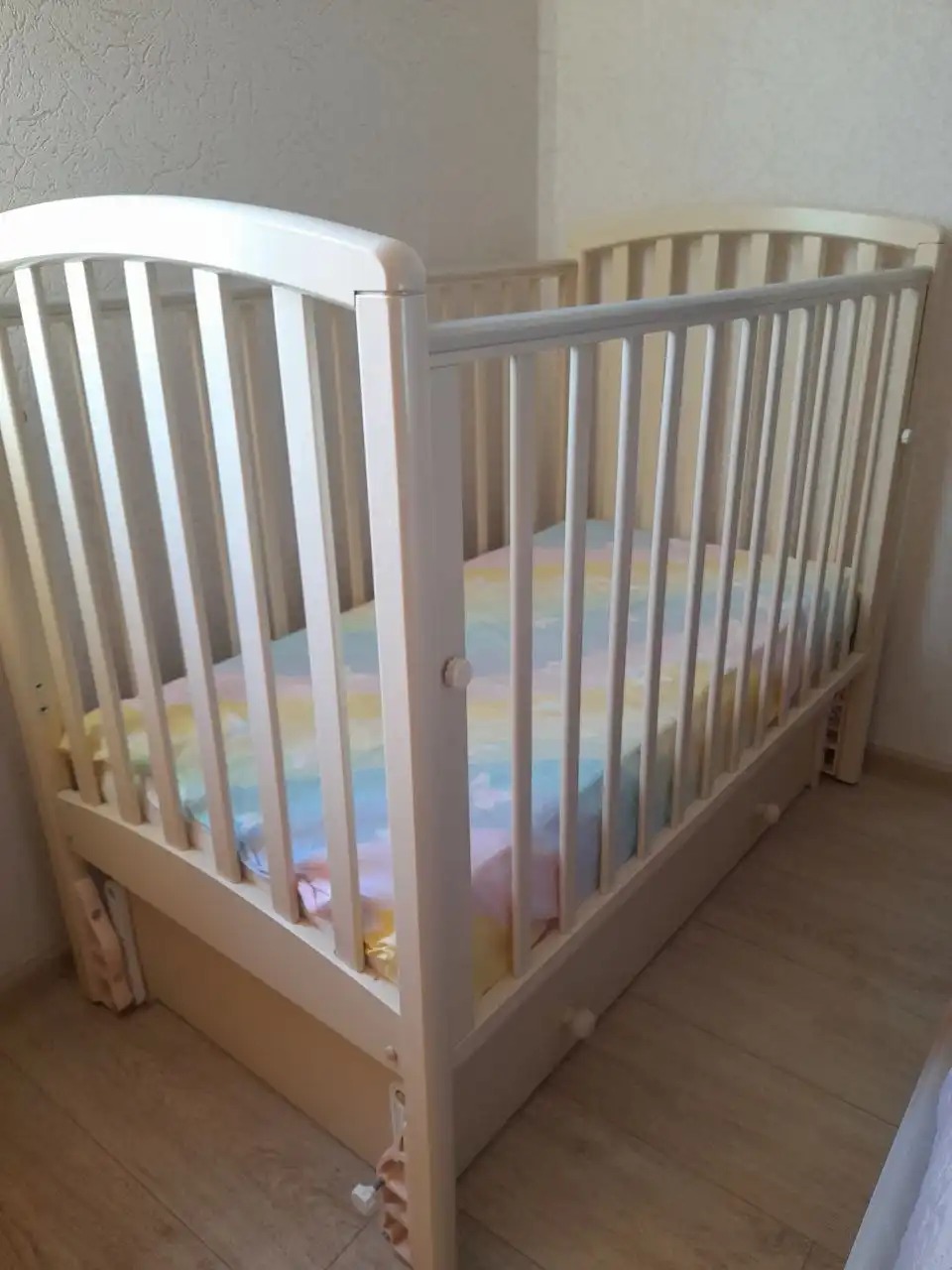 Детская кроватка с маятником и ящиками - Детская мебель (Товары для детей) в Воронеж