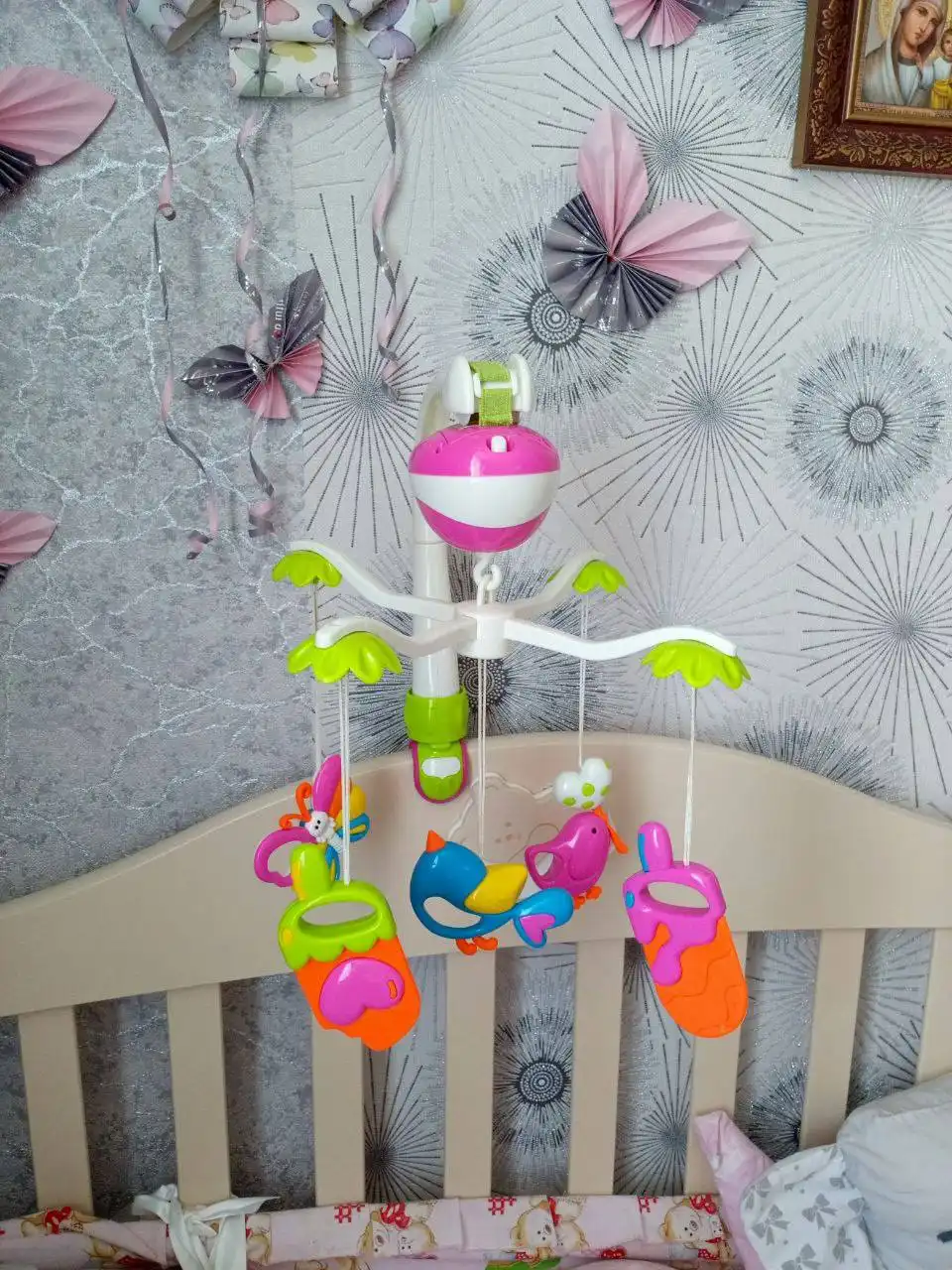 Музыкальный мобиль на кроватку в хорошем состоянии - Детские игрушки и развивающие игры (Товары для детей) в Воронеж