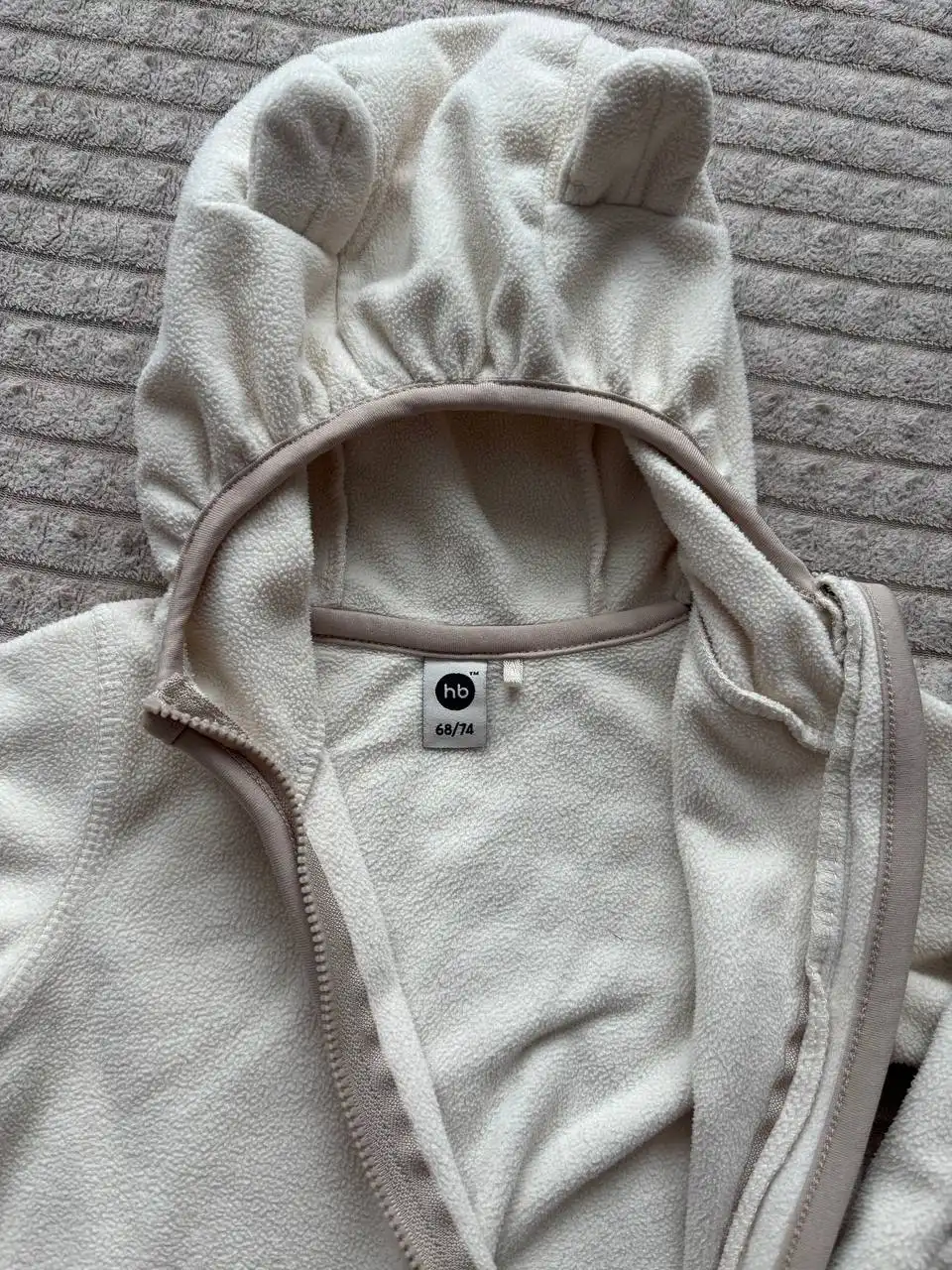 Комбинезон флисовый Happy Baby, размер 68-74 - Одежда для детей (Товары для детей) в ВОРОНЕЖ