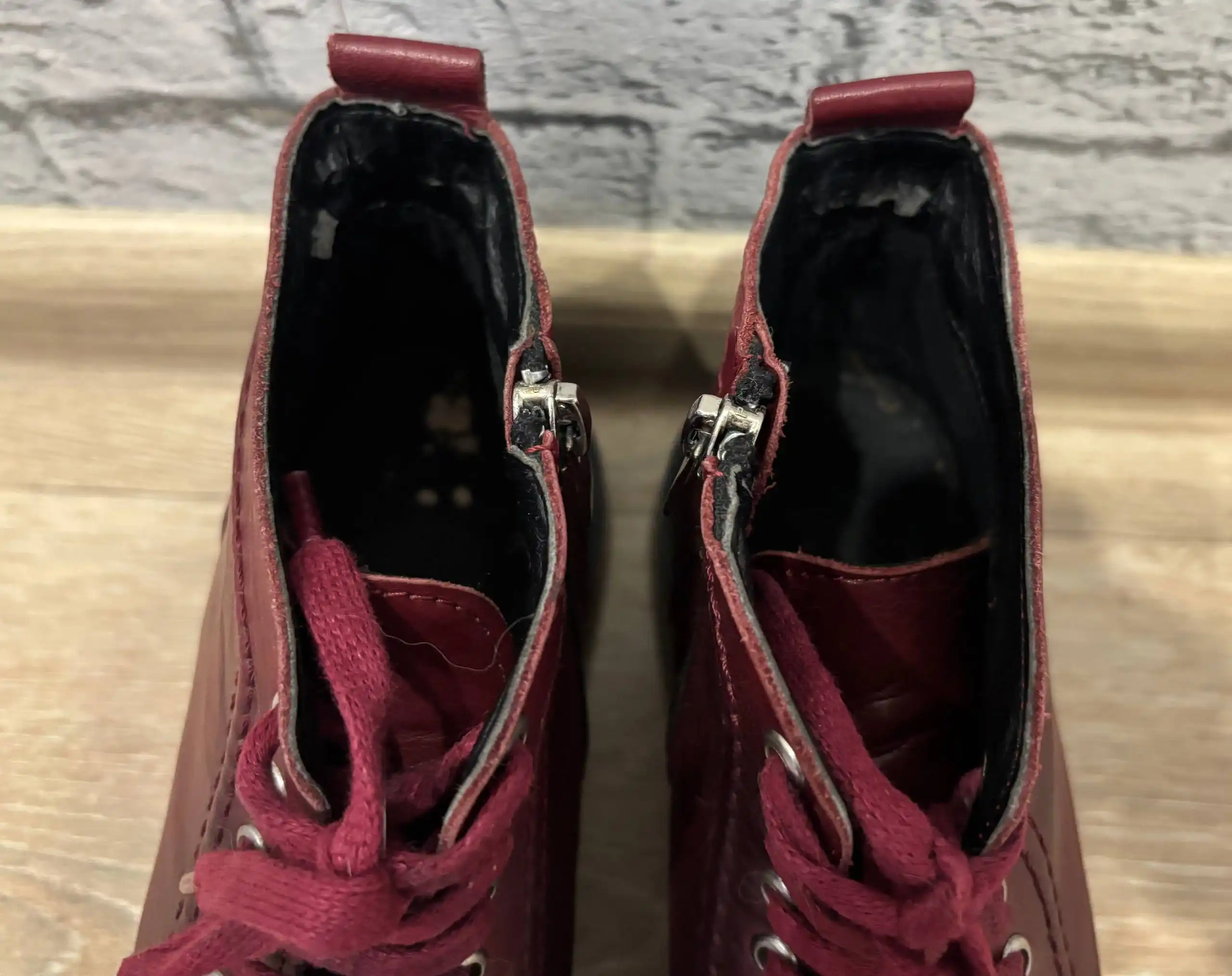 Ботинки женские T.Taccardi бордовые размер 37 - Обувь (Одежда) в ВОРОНЕЖ