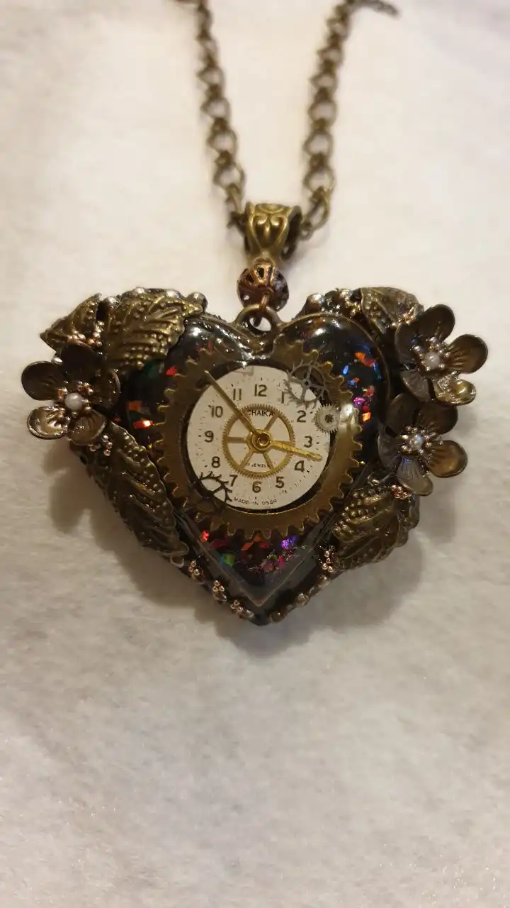 Подвеска ручной работы в стиле стимпанк 'Постоянство времени' - Хобби и отдых в Красноярск