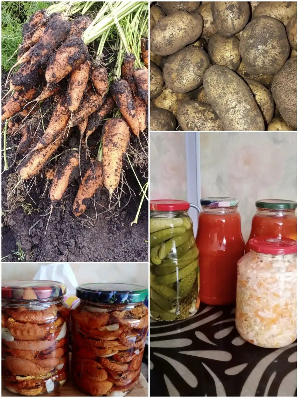 Продажа домашних солений и картошки с огорода