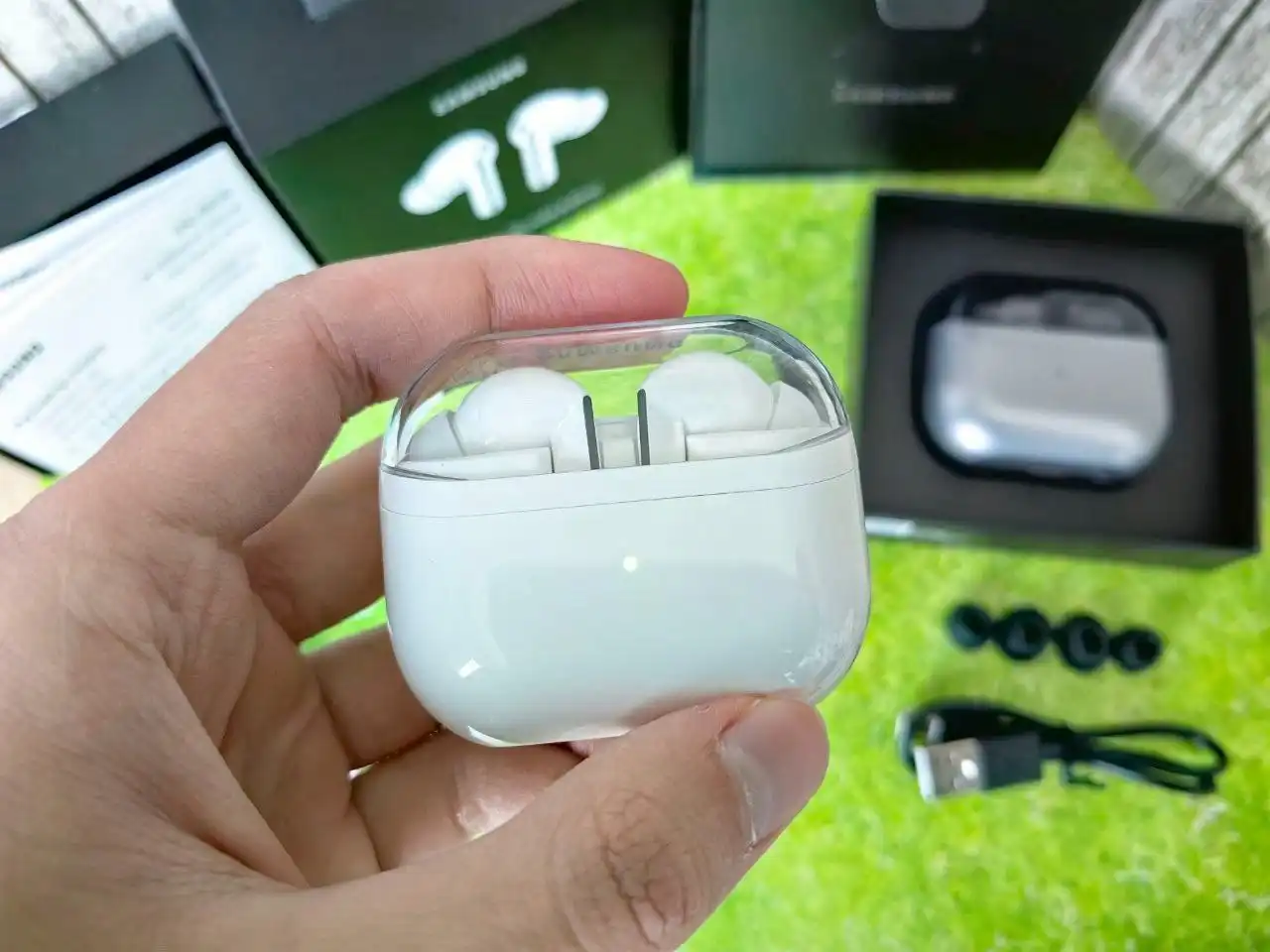 Наушники Samsung Galaxy Buds 3 Pro - 1:1 к оригиналу!
