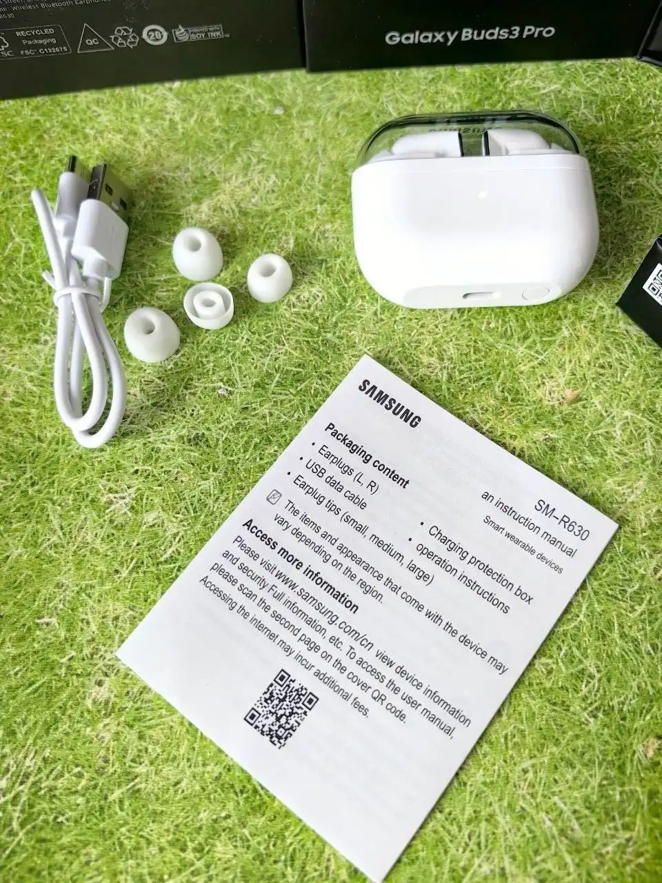 Наушники Samsung Galaxy Buds 3 Pro - 1:1 к оригиналу!