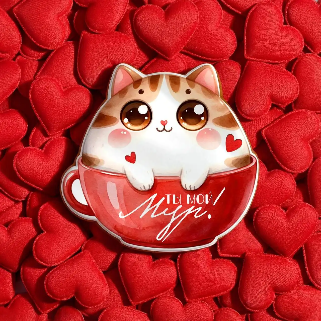 Штучные пряники и наборы к 14 февраля