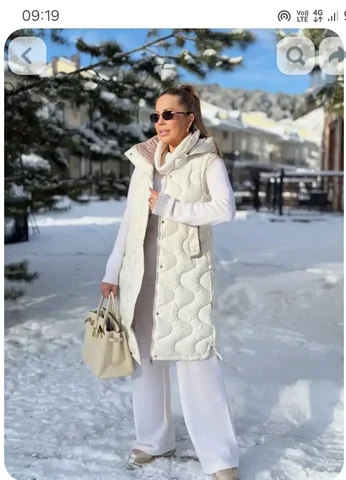 Утепленный жилет молочного цвета размер 46/164 - Верхняя одежда в Сосновоборск