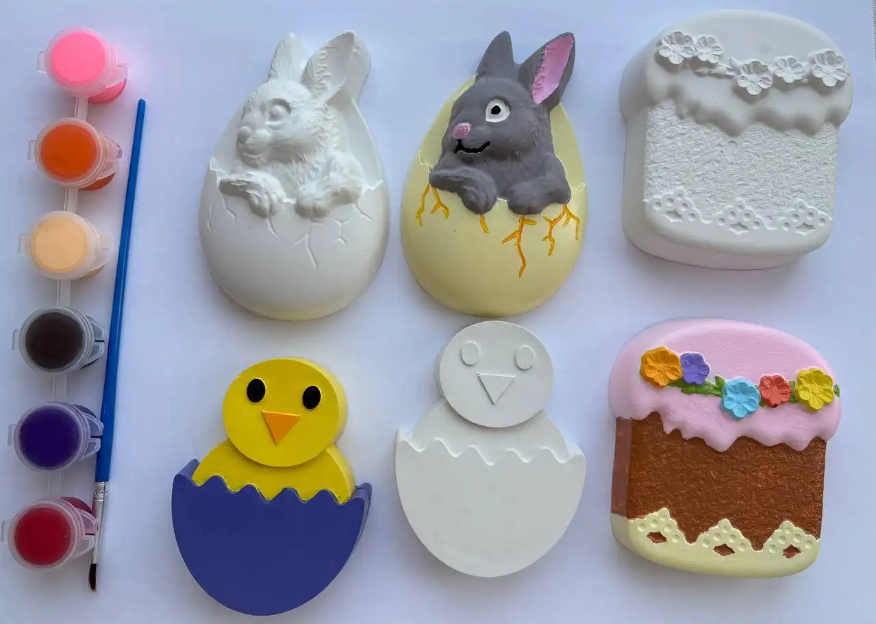 Пасхальный набор фигурок для раскрашивания - Творчество и рукоделие (Хобби и отдых) в Красноярск