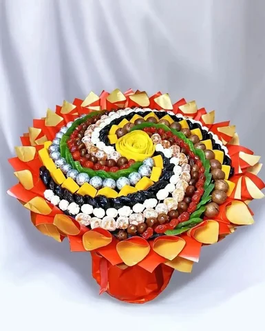 Букеты из сухофруктов и орехов - съедобные композиции - Одежда в Новоаннинский