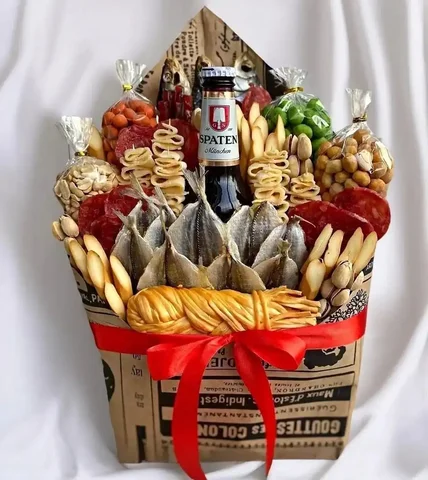 Мужской набор под пиво с закусками - Цветы и букеты в Новоаннинский