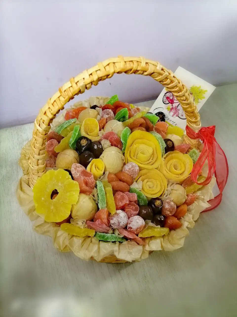 Корзиночка с сухофруктами, орехами и цукатами - Продукты питания (Барахолка) в Новоаннинский