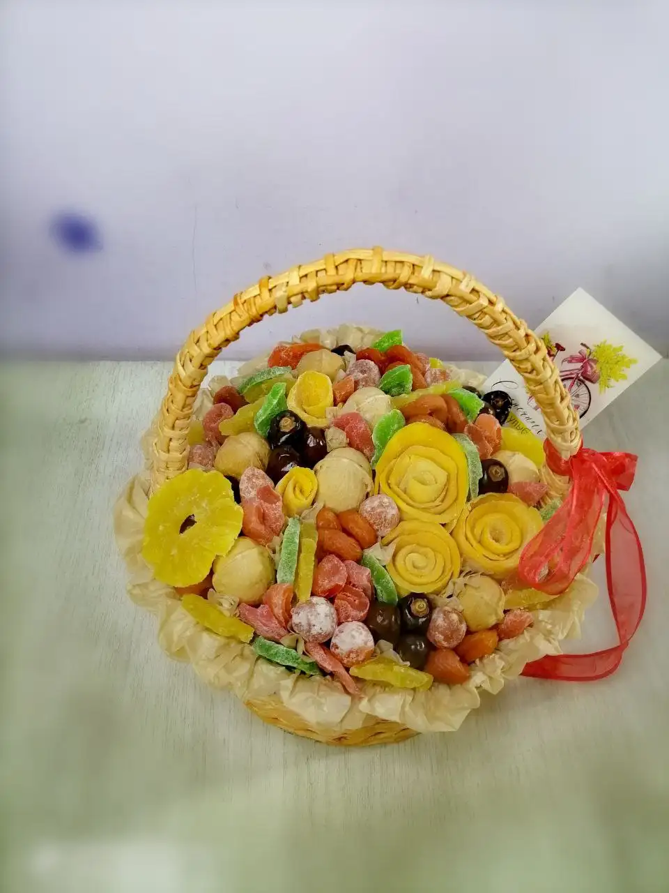 Корзиночка с сухофруктами, орехами и цукатами - Продукты питания (Барахолка) в Новоаннинский