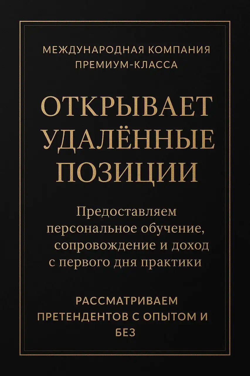 Набор в команду для удаленной работы