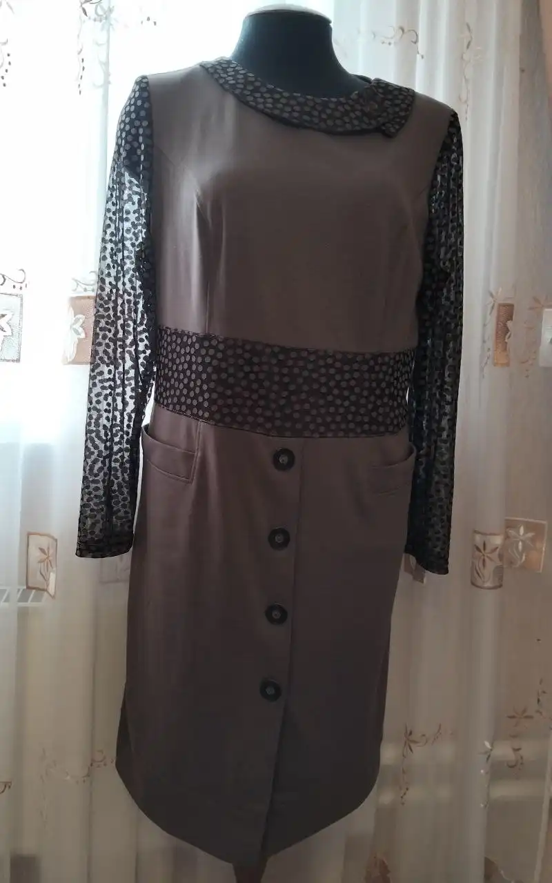 Платье трикотажное second hand размер 54