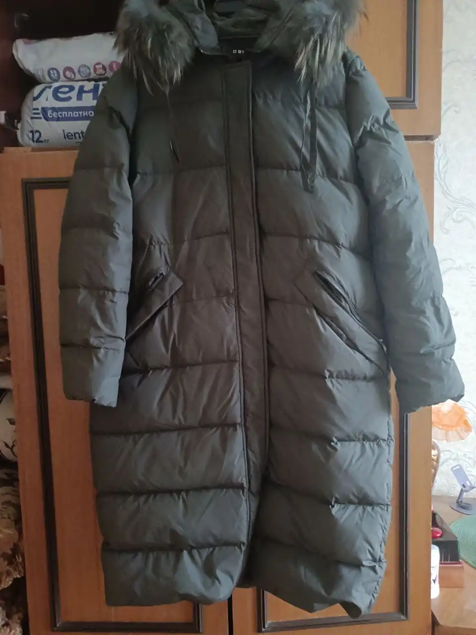 Женский пуховик почти новый