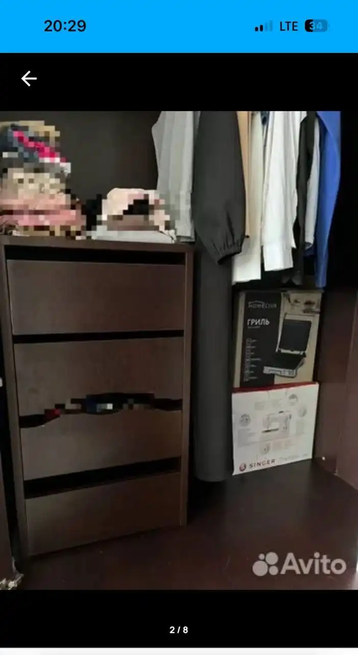 Продам спальный гарнитур, шкаф, кровать и письменный столик