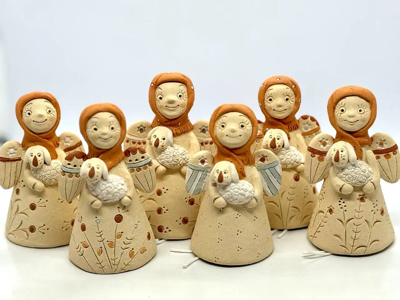 Ангелы-колокольчики по мотивам Дивеевской игрушки - Рукоделие (Хобби и отдых) в Нижневартовск