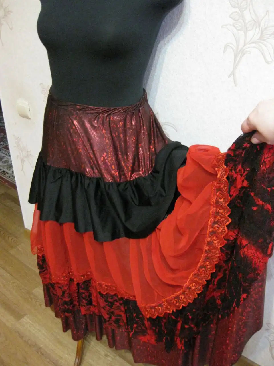 Юбка для танцев Фламенко - Женская одежда (Одежда) в Нижневартовск