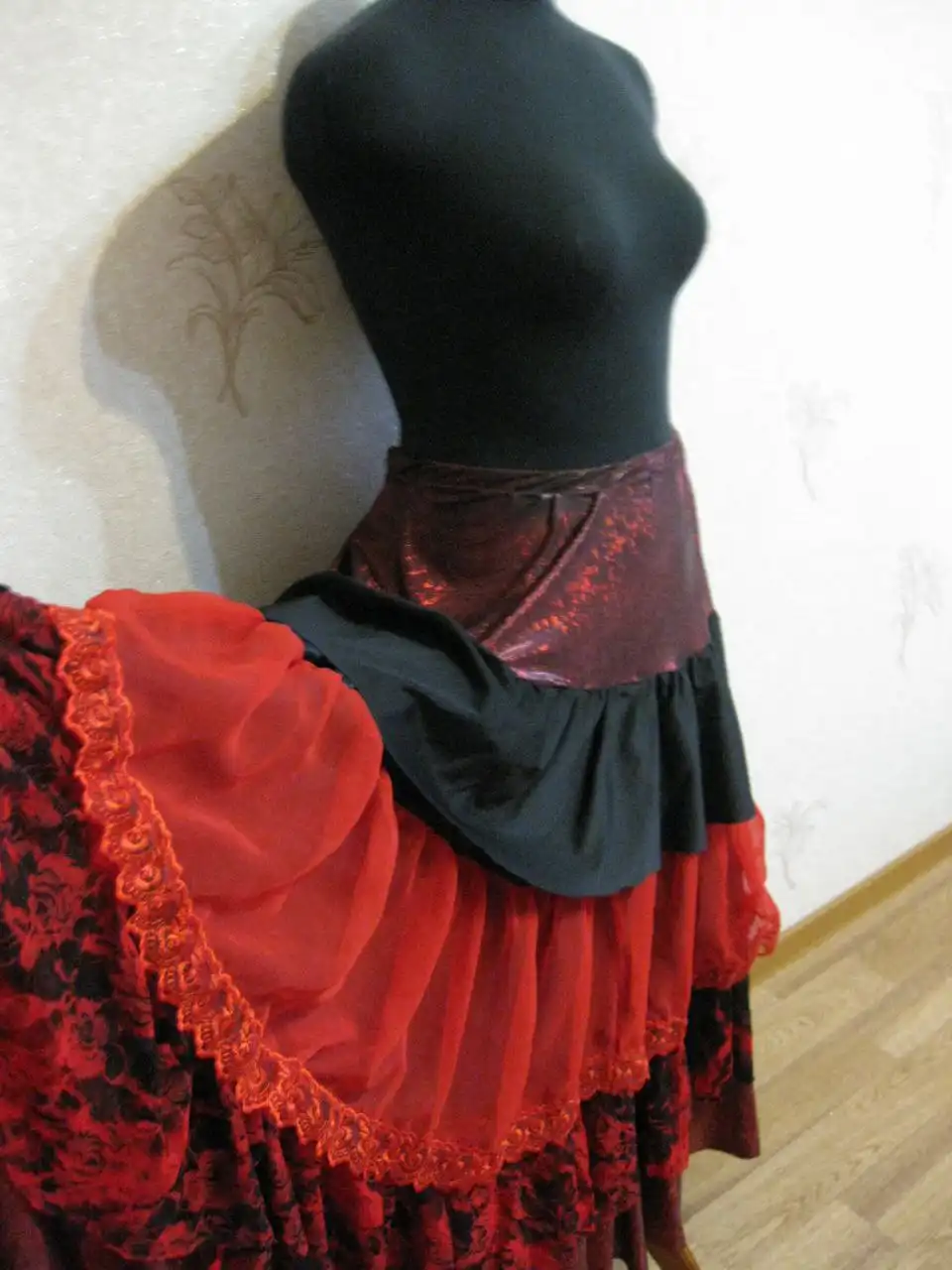 Юбка для танцев Фламенко - Женская одежда (Одежда) в Нижневартовск