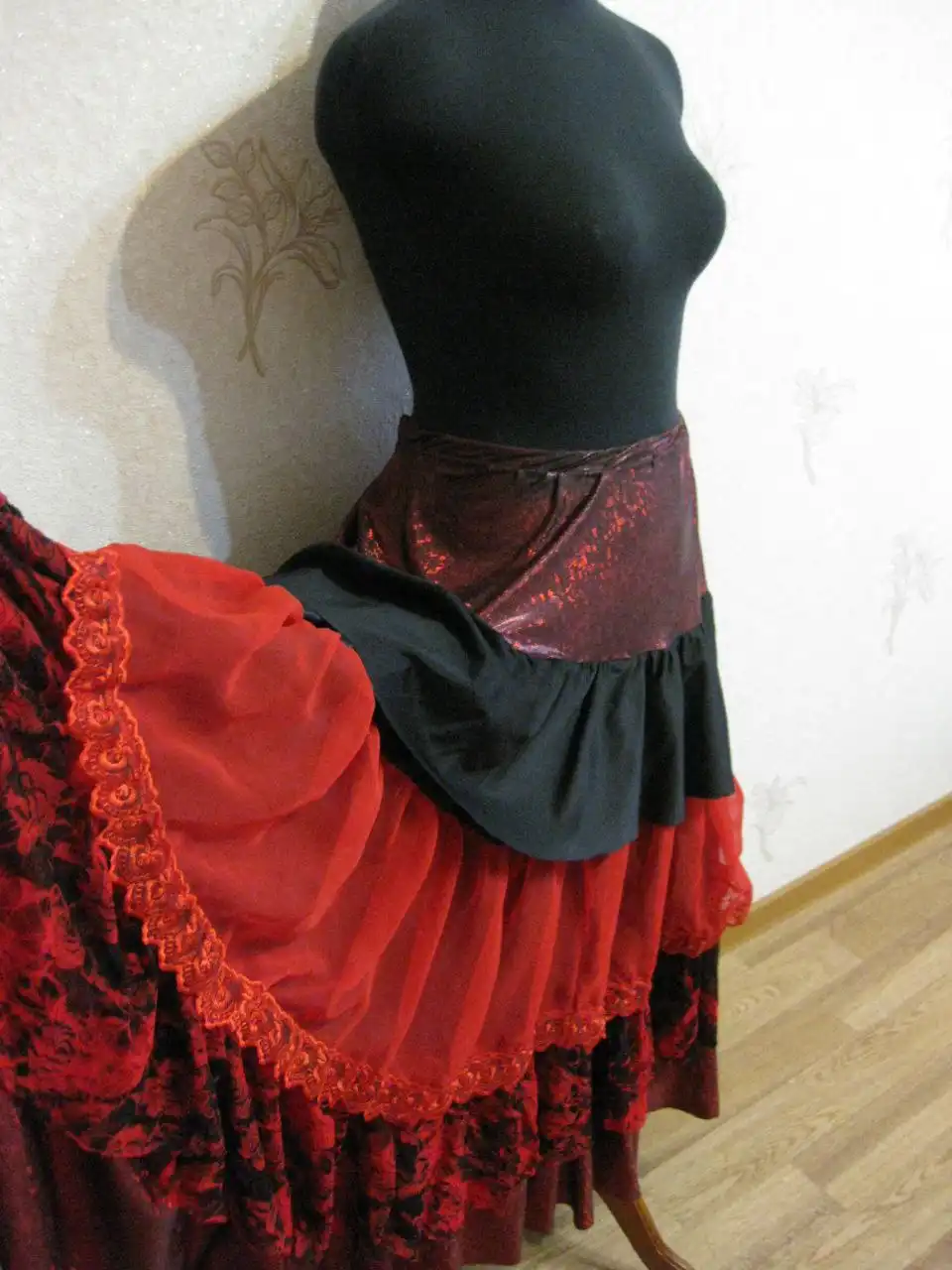 Юбка для танцев Фламенко - Женская одежда (Одежда) в Нижневартовск