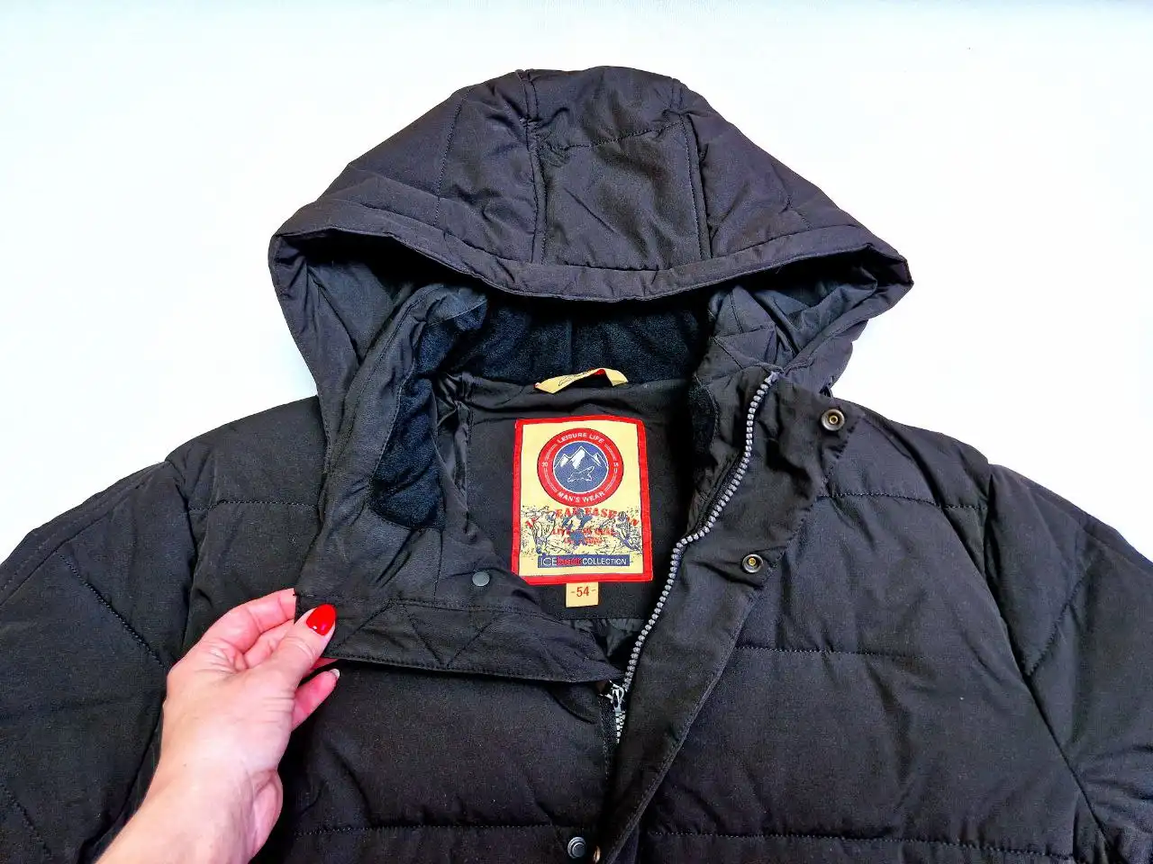 Мужской зимний пуховик Icebear черный 54 размер - Верхняя одежда (Одежда) в Нижневартовск