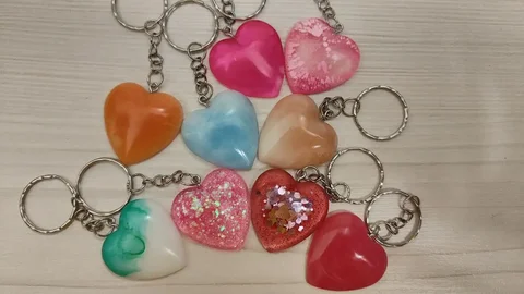 Милые брелоки в виде сердечек ручной работы - Хобби и отдых в Нижневартовск