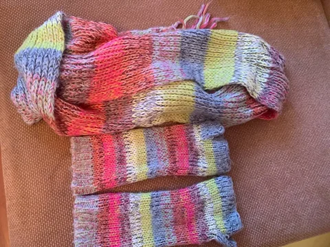 Шарф и митенки на весну - Мужская одежда в Нижневартовск