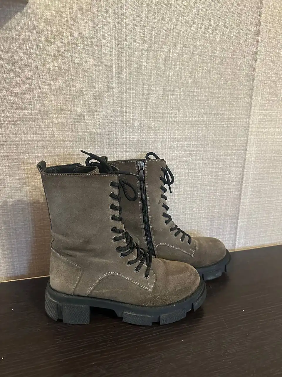 Теплые замшевые сапоги с мехом - Обувь (Одежда) в Нижневартовск