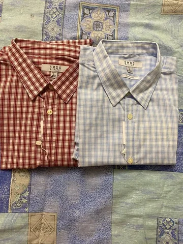 Мужские рубашки приталенного фасона, размер L - Мужская одежда в Нижневартовск