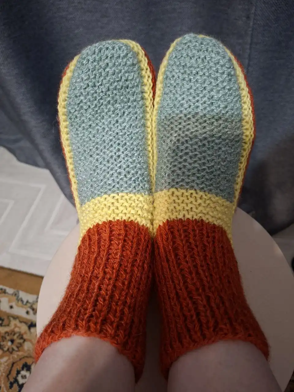Продаются вязаные черевички ручной работы - Одежда ручной работы (Барахолка) в Нижневартовск