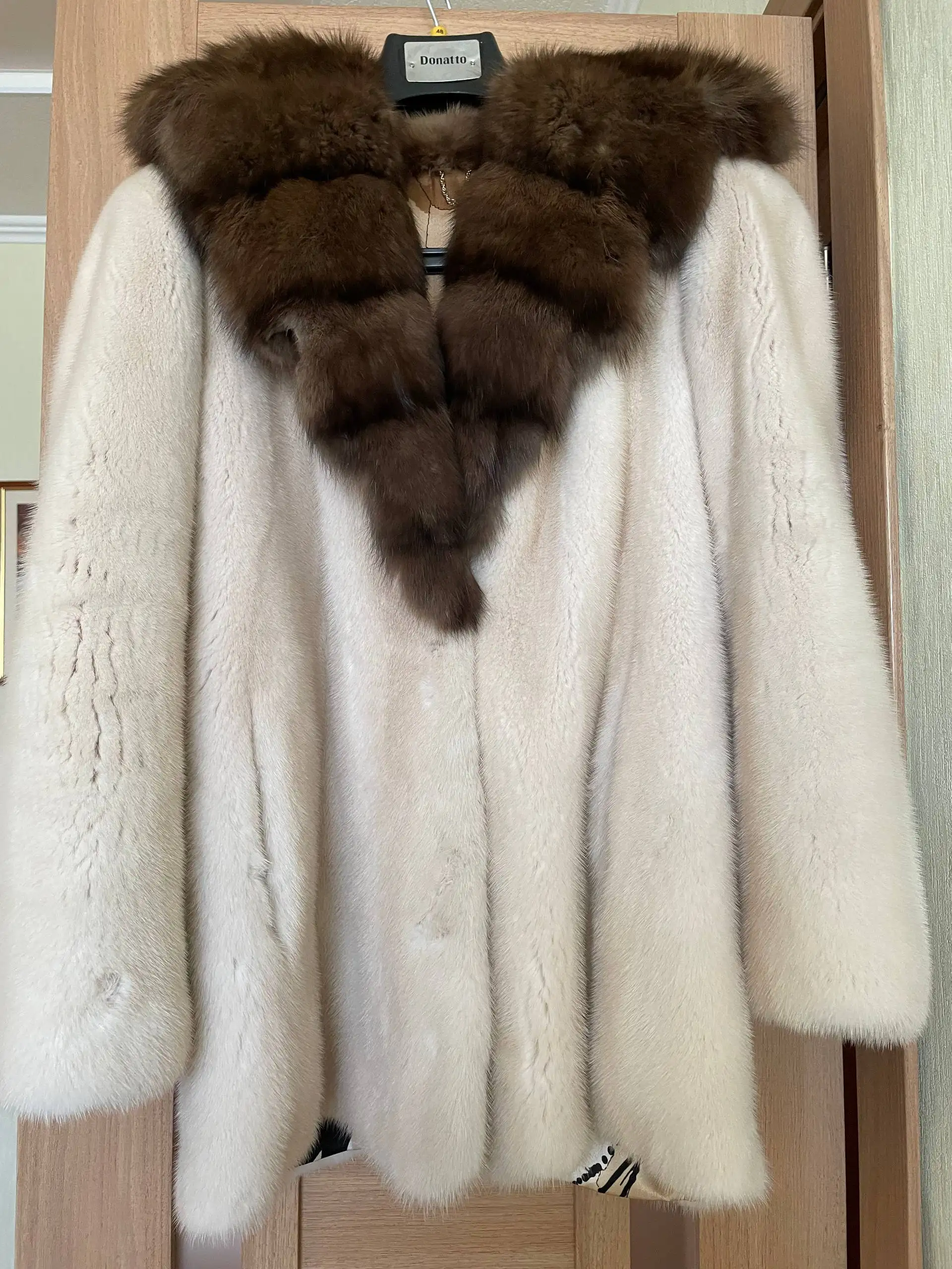 Шубка норка воротник соболь - Верхняя одежда (Одежда) в Нижневартовск