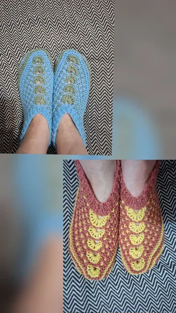 Вязаные черевички ручной работы - Массаж в Нижневартовск