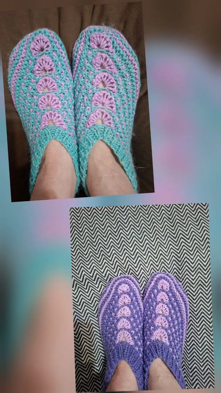 Вязаные черевички ручной работы - Одежда в Нижневартовск