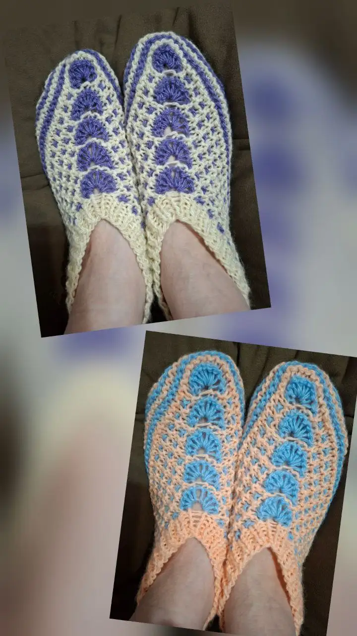 Вязаные черевички ручной работы - Одежда в Нижневартовск