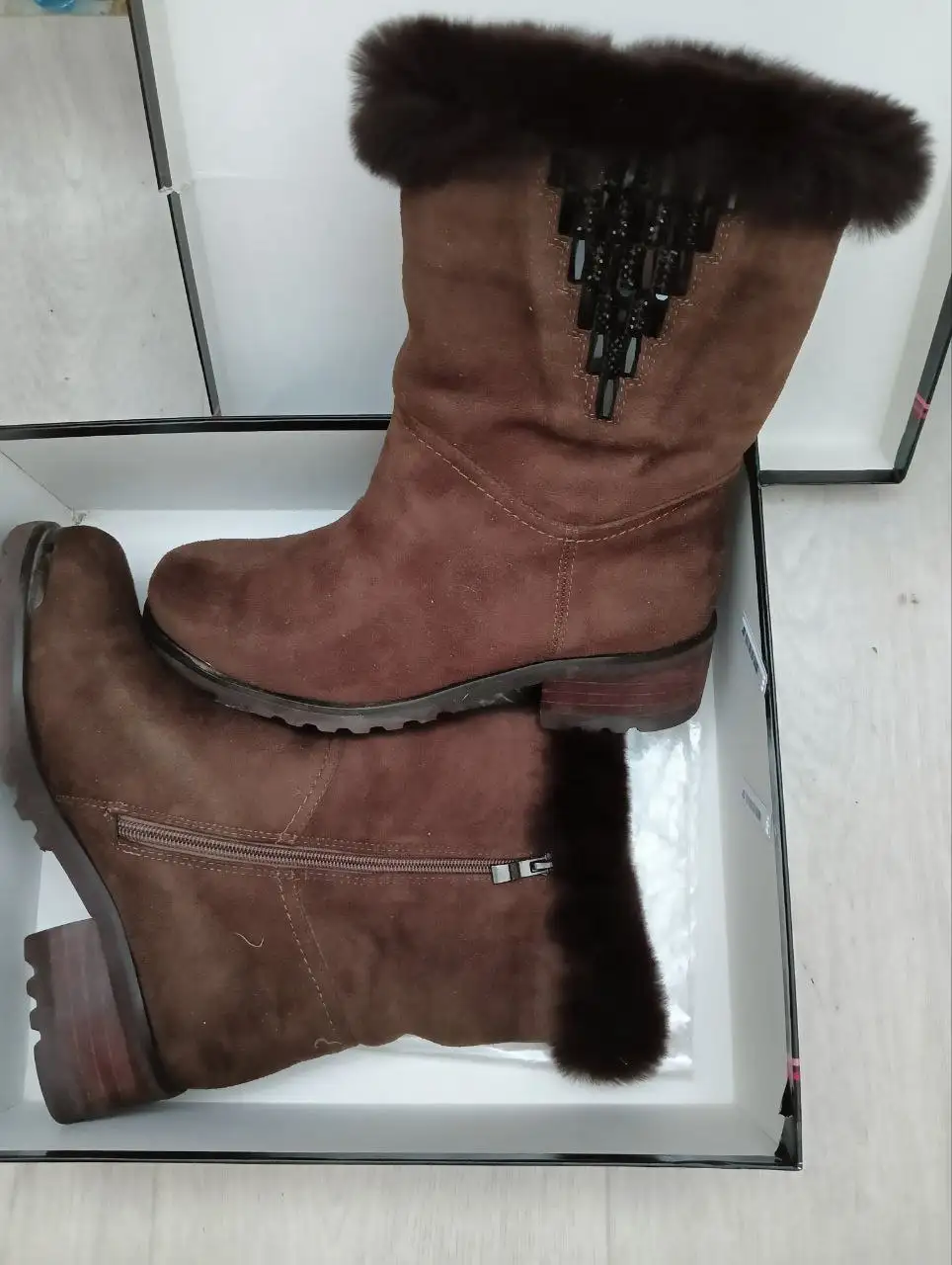 Зимние полусапожки 37 размер - Обувь (Одежда) в Нижневартовск