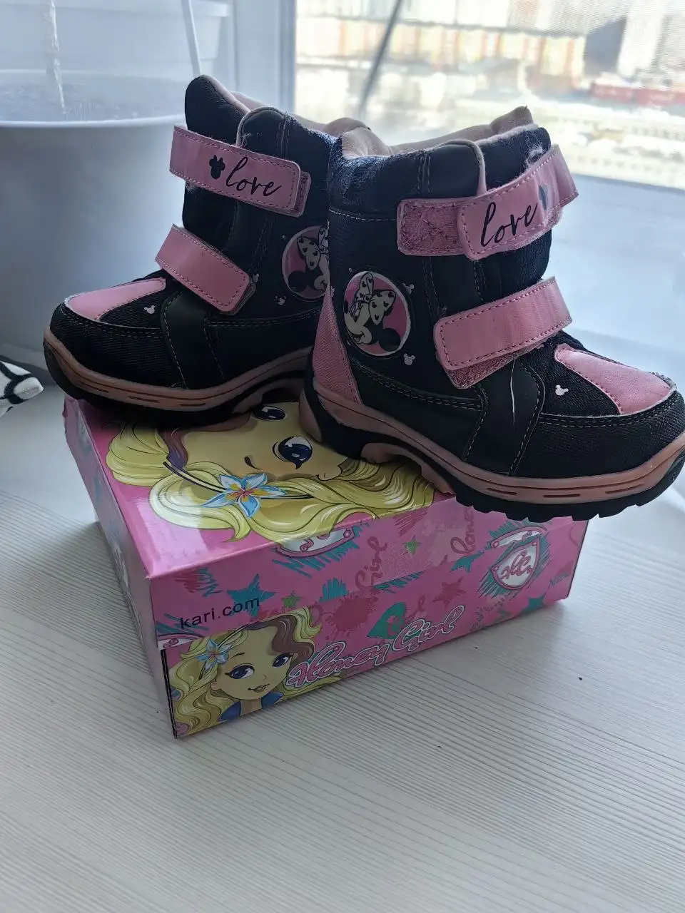 Розовые и серебряные теплые носки - Носки (Одежда) в Нижневартовск